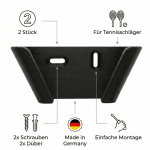 Wandhalter für Tennisschläger (2 Stück) – Bild 2