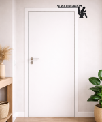 Scrolling Room WC Türschild – Bild 2