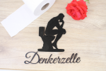 Denkerzelle WC-Türschild – Bild 3
