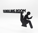 Scrolling Room WC Türschild – Bild 3