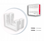 Wandhalterung kompatibel mit Fritzbox 6690 6590 6591