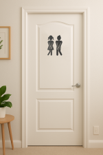 WC Türschild Mann & Frau – Bild 4