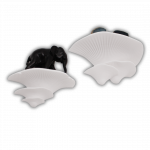 Wandregal in Pilzform-Design