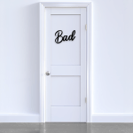 Bad Türschild Toilettenschild – Bild 3