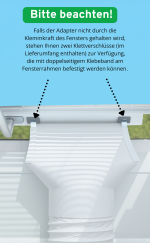 Klimaanlagen Adapter Horizontal 14,5–15 cm – Bild 4