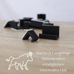 CD-Wandhalter für 12 CDs (Schwarz) – Bild 3