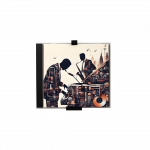 CD-Wandhalter für 12 CDs (Schwarz) – Bild 4