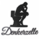 Denkerzelle WC-Türschild