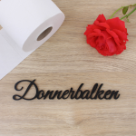 Donnerbalken WC-Türschild – Bild 5