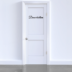 Donnerbalken WC-Türschild – Bild 2