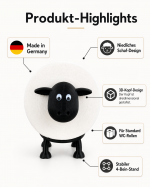 Toilettenpapierhalter Schaf (3x Normal) – Bild 4