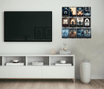 DVD-Wandhalter für 12 DVDs (Schwarz) – Bild 2