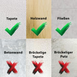 DVD-Wandhalter für 8 DVDs (Schwarz) – Bild 5