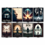 DVD-Wandhalter für 8 DVDs (Schwarz)