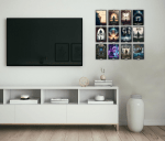 DVD-Wandhalter für 12 DVDs (Weiß) – Bild 2