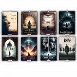 DVD-Wandhalter für 8 DVDs (Weiß)