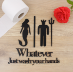 Meerjungfrau Neptun WC-Türschild – Bild 5