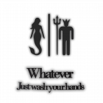 Meerjungfrau Neptun WC-Türschild