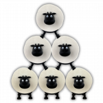 Nandi Toilettenpapierhalter 6x Pyramide