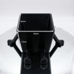 Pflanzentopf mit Beinen und Armen Schwarz – Bild 3