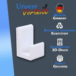 Wandhalter Schallplatten 6x Weiß – Bild 6