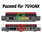 Tischhalter kompatibel mit AVM Fritzbox 7590 AX – Bild 4