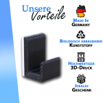 Schallplatten Wandhalter 6x Schwarz – Bild 4