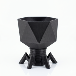 Virus Pflanzentopf Escherichia Virus T4 Schwarz Größe L – Bild 2