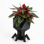 Virus Pflanzentopf Escherichia Virus T4 Schwarz Größe L – Bild 3