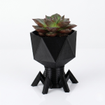 T4-Virus-Topf M Schwarz – Bild 2