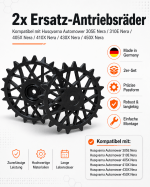 2x-Antriebsrad für Husqvarna Automower X-Series Nera – Bild 5