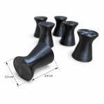 6x Kegel Garderobenhaken für Akustikpaneele – Bild 6