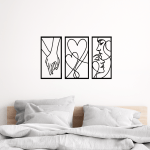Wanddeko Wandbilder Home Wall Art Dekoration – Bild 2