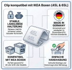 Verschlussclips 45L 65L (12er Set) – Bild 4