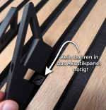 Einzelhaken (13mm) für Akustikpaneelen 6er Set – Bild 6