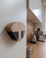 Kaffeefilter Halter Wandhalter Kaffeefilterhalter ohne Bohren selbstklebend inkl. Klebestreifen für Größe 1x4 Küche Aufbewahrung – Bild 2
