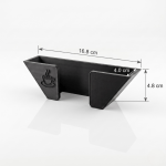 Kaffeefilter Halter Wandhalter Kaffeefilterhalter ohne Bohren selbstklebend inkl. Klebestreifen für Größe 1x4 Küche Aufbewahrung – Bild 3