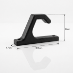 Wandhalter für Fahrradhelm 2er Set – Bild 5
