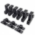 Einzelhaken Eckig (13 mm) 6er Set