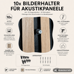 Bilderhalter 10er Set für Akustikpaneele – Bild 4