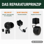 2er-Vorderrad-Set für Husqvarna Automower 305/310 Mark – Bild 3