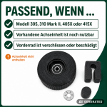 2er-Vorderrad-Set für Husqvarna Automower 305/310 Mark – Bild 5