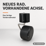 2er-Vorderrad-Set für Husqvarna Automower 305/310 Mark – Bild 2