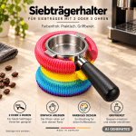 Naturalspring Siebträgerhalter mit Farbverlauf für Siebträger mit 2 oder 3 Ohren – Bild 2