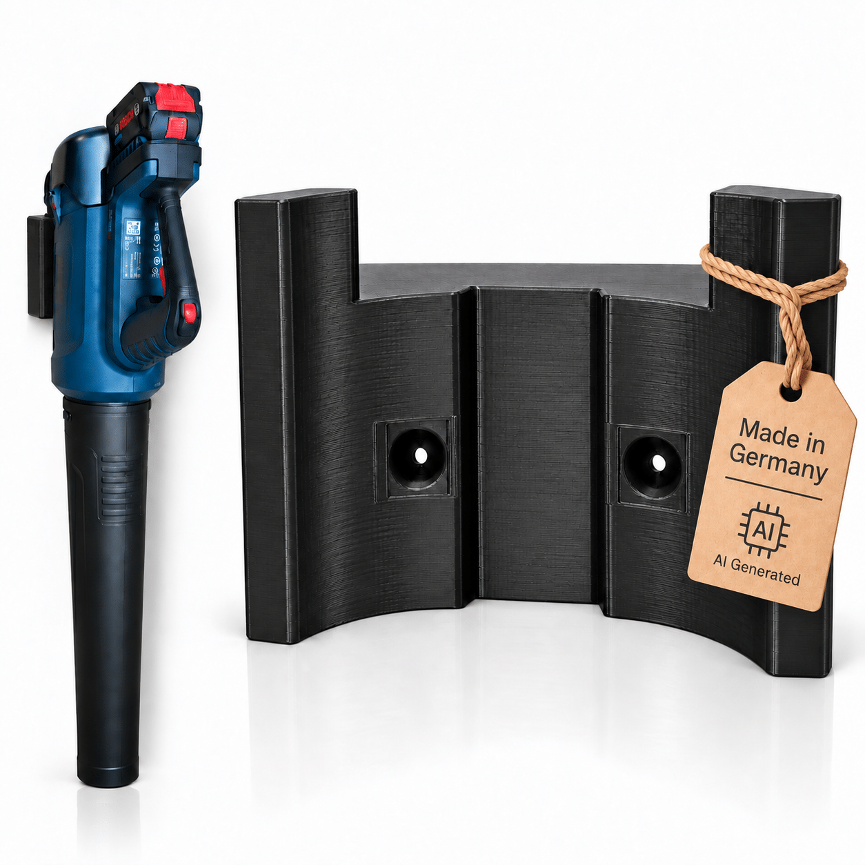 Wandhalterung20kompatibel20mit20Bosch20GBL2018V-75020LaubblC3A4ser20frontbild Wandhalterung kompatibel mit Bosch GBL 18V-750 – Bild 1
