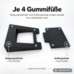 Neigungsständer für Eureka Mignon Kaffeemühlen mit magnetischer Auffangschale – Bild 3