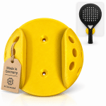 Naturalspring Wandhalter für Padelschläger Gelb