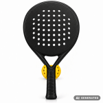 Naturalspring Wandhalter für Padelschläger Gelb – Bild 5